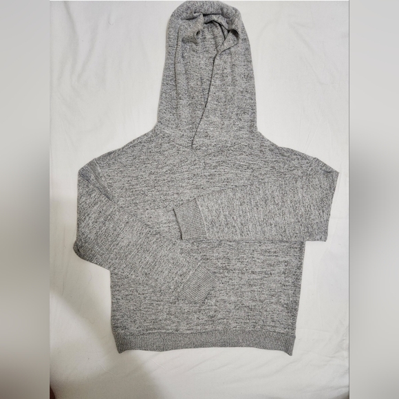 GAP, NWOT, Cozy Gray Marbled Hoodie, Long Sleeve Size XS - Picture 3 of 6